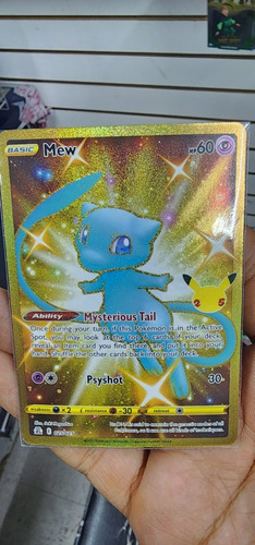 Pokemon Card Game Mew Gold Celebrations