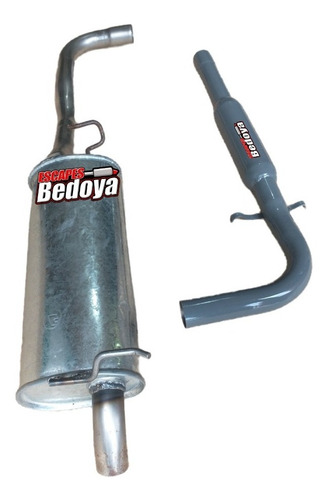 Caño De Escape Tipo Original Silenciador Y Precamara Gol Envio