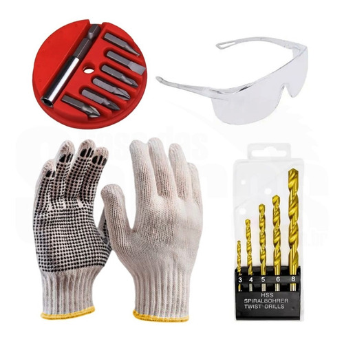 Imagem 2 de 9 de Furadeira Impacto Parafusadeira 1/2 710w Dwd502 Dewalt + Kit