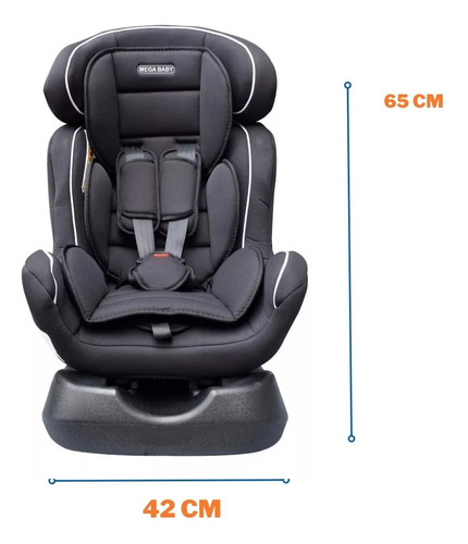 Butaca Silla Para Auto De Bebé Mega Baby 0 A 25 Kg