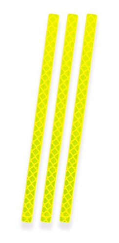 Imagen 2 de 4 de 12x Tiras Reflectivas Luminosas 3m® Para Moto Bici, 145x7mm