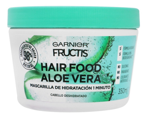 Fructis Mascarilla Para Cabello Deshidratado Aloe Vera 350ml