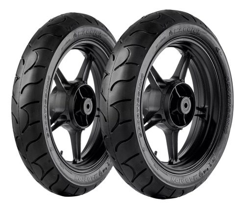 Kit Llantas 100/80-17 130/70-17 Tl Vento Storm 250