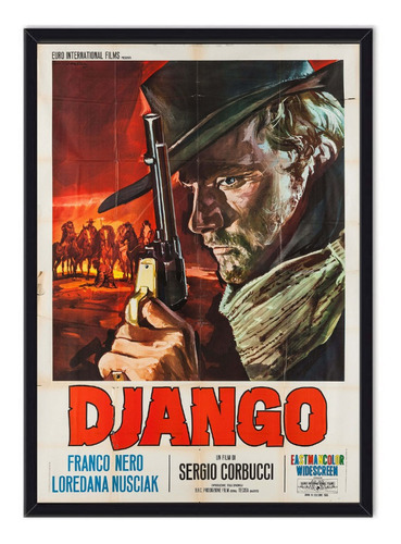 Cuadro Enmarcado - Póster Afiche Película Django 1966