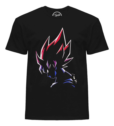Playera Dragon Ball Goku Silueta Perfil Aesthetic T-shirt
