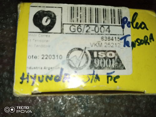 Polea Tensora Vkm25212/ Gm Astra 2.0 - Hyundai Sta Fe 