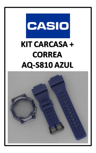 Casio Kit Carcasa + Correa Cobertor Para Aq-s800w Aeq-110w 