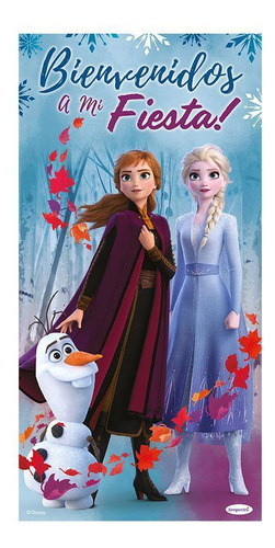 Afiche Metalizado Frozen Paquete X 1