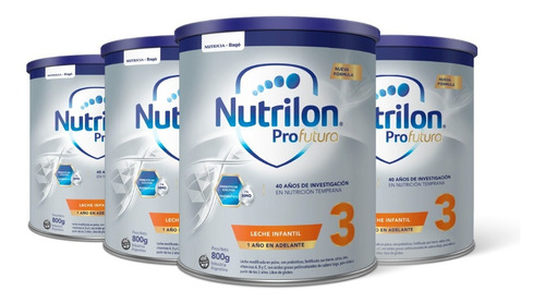 Nutrilon Profutura 3 X 800grs. 4 Unidades De Leche En Polvo.