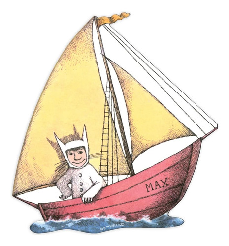 Where The Wild Things Are Max's Boat - Imán De 3 Pulgadas Pa