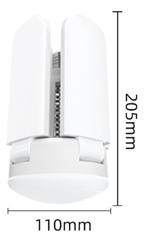 Lámpara Bombilla Plegable E27 Base 85-265v Para Patio