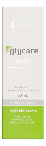  Loção Hidratante Áreas Ásperas Mantecorp Skincare Glycare Caixa 60ml