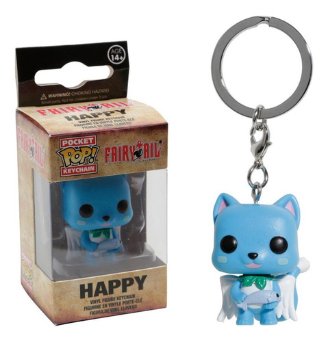 Llavero De Happy / Fairy Tail - Incluye Caja Funko