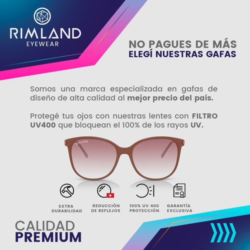 Imagen 4 de 7 de Anteojos De Sol Rimland Barker Rosa