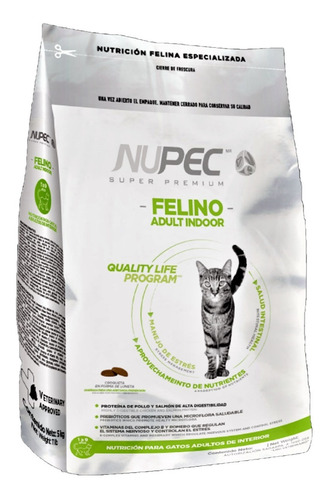 Alimento Nupec Felino Adulto Indoor 1.5 Kg Resellable