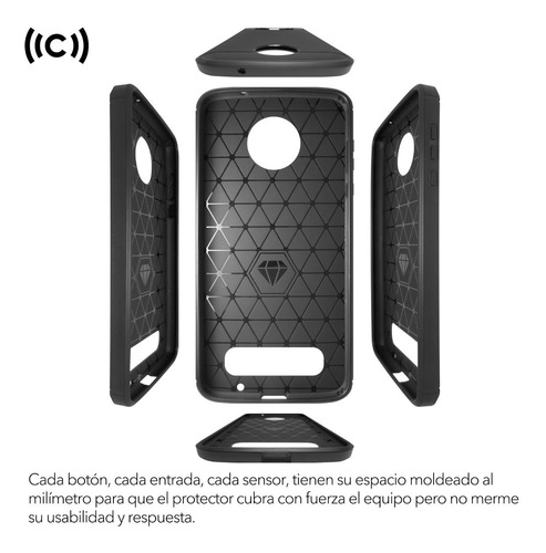 Funda Para Motorola Z2 Force Case Protector Cover Moto
