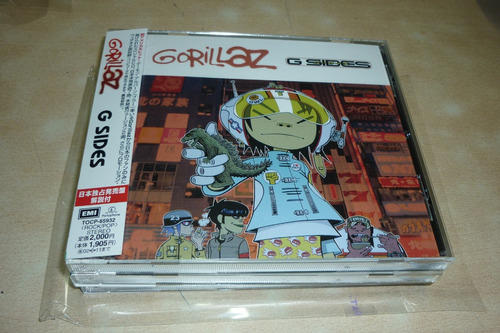 Gorillaz G Sides Cd Japon 10 Puntos Obi