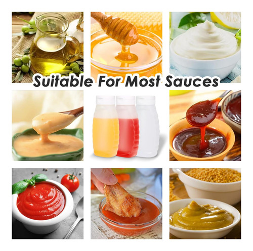 Condimento Botellas De Expulsión Para Ketchup Salsa Picante