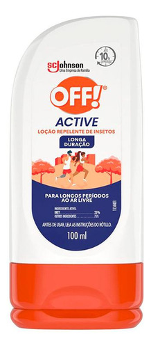 Repelente Off Longa Duração Loção 100ml