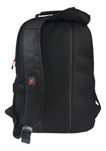 Mochila Kossok Grove Urbana Super Reforzada Premium Color Negro Diseño De La Tela Liso