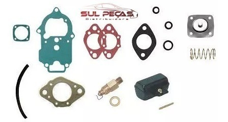 Kit Juntas Weber 190 Fiat Uno Simples Com Boia E Agulha