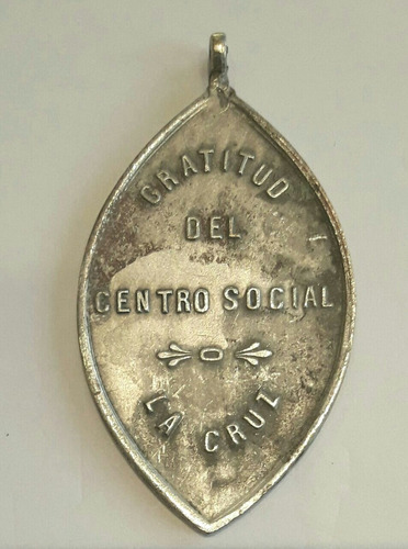Medalla Revolucion De 25 Mayo Centro Social La Cruz Mendoza