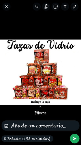 Tazas Con Caja Día De Las Madres Venta Mayor X Docena Nuevas