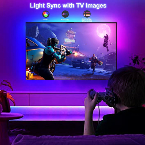 Kit De Retroiluminación De Led De Tv Smart Tv Bdffly Con Caj