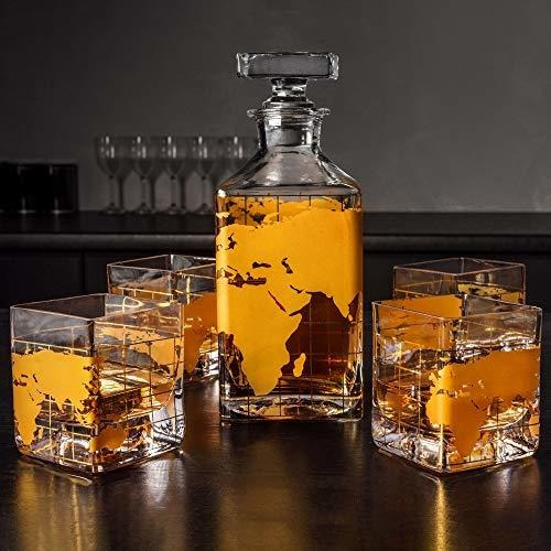Whiskey Decanter Sets Globe Decanter For Alcohol 28 Oz By K