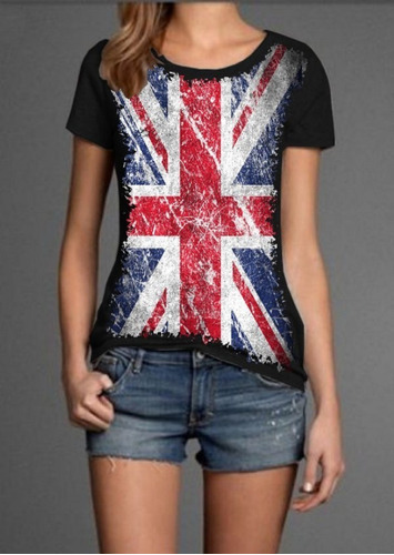 Blusa Feminina Bandeira Da Inglaterra Insana Premium Linda