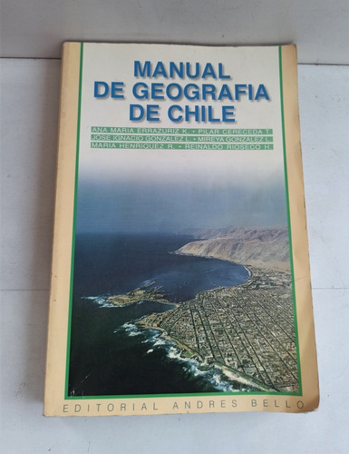 Manual Geografía Chile Español Físico Andrés Bello