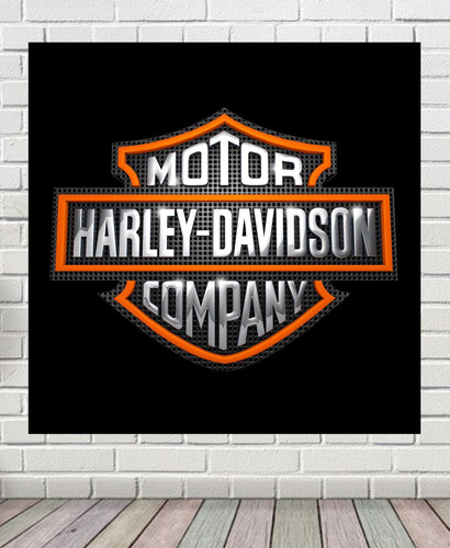 Cuadro Decorativo Harley Logo No 5