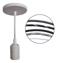 Comprar Portalámparas + Cable Textil + Florón (para Lámparas)