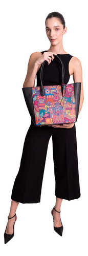 Bolsa Tote Pineda Covalin Kuuch Color Morado