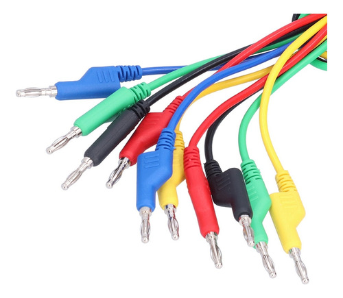 J70054 Doble Linterna Conector Banana Cable De Prueba Seguro