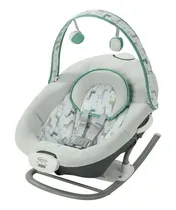Comprar Hermoso Y Elegante Columpio Graco Duet Sway Binder Color Gris Estampado