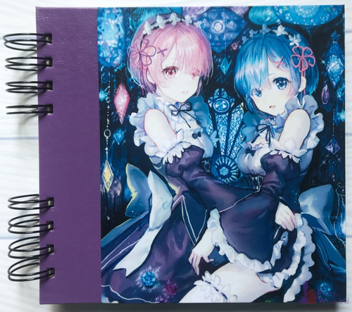 Cuaderno Artesanal De Re: Zero - Ram Y Rem