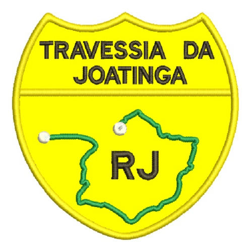 Patch Bordado Travessia Joatinga - Rio De Janeiro