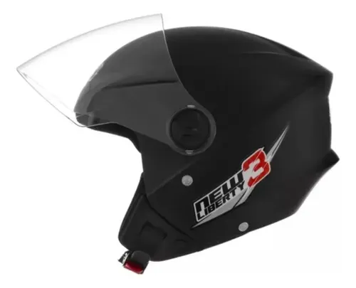 Capacete para moto aberto Pro Tork Liberty Three preto tamanho 56