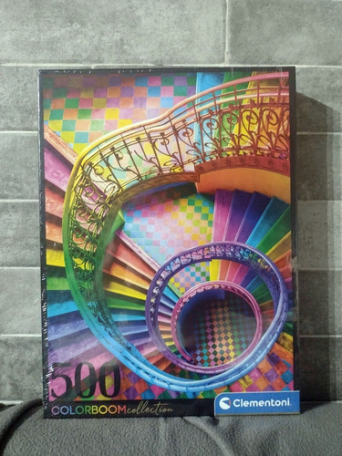 Rompecabezas Stairs Escalera De Colores 500 Pz Clementoni