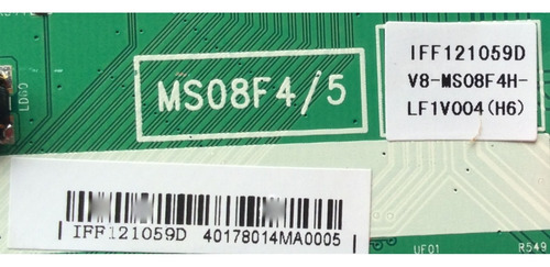 Main Tcl Iff121059d / 40-ms08f6-maa2hg / V8-ms08f4h-lf1v004 (Usado)