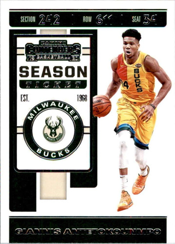 Panini Contenders Basketball 33 Giannis Antetokounmpo Tarjet