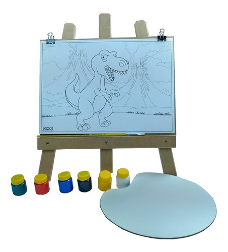 Kit De Pintura Infantil Fazendo Arte Dinos Brinquedo