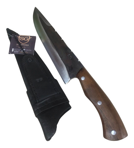 Cuchillo Artesanal Sg Forjado 5mm Hoja 20cm. Cuchillos Y Cia