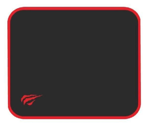 Imagen 1 de 3 de Mouse Pad gamer Havit HV-MP839 de tela y goma 200mm x 250mm x 2mm negro/rojo