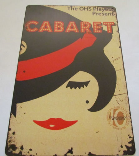 Poster Anuncio Cartel Placa Cabaret Decoracion Bar 