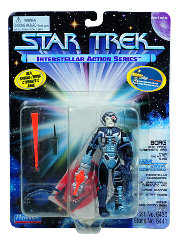 Star Trek Interstellar Action Series Borg 1995 Edition