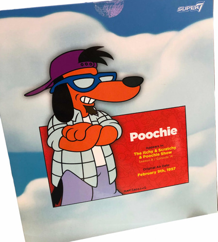  Los Simpsons Figura Poochie Muñeco Poochie Llega Hoy X Flx