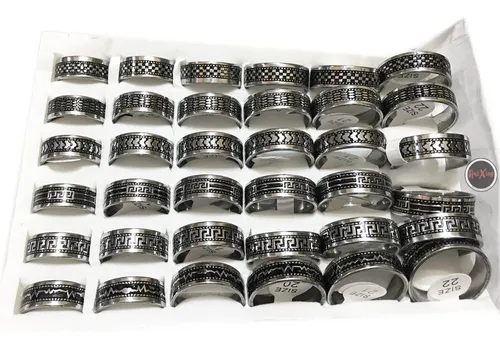 Anillos de acero quirurgico hombre hotsell