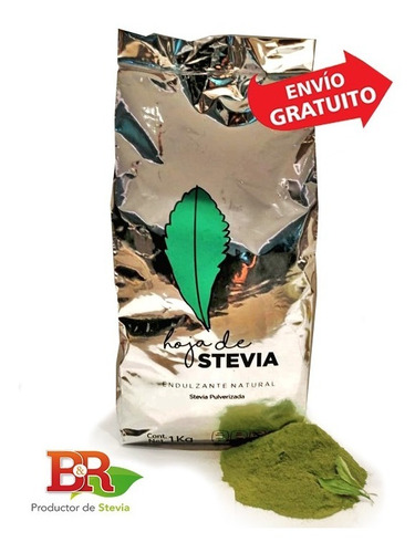 Stevia En Polvo Mayoreo (5kg)  Envio Gratis 